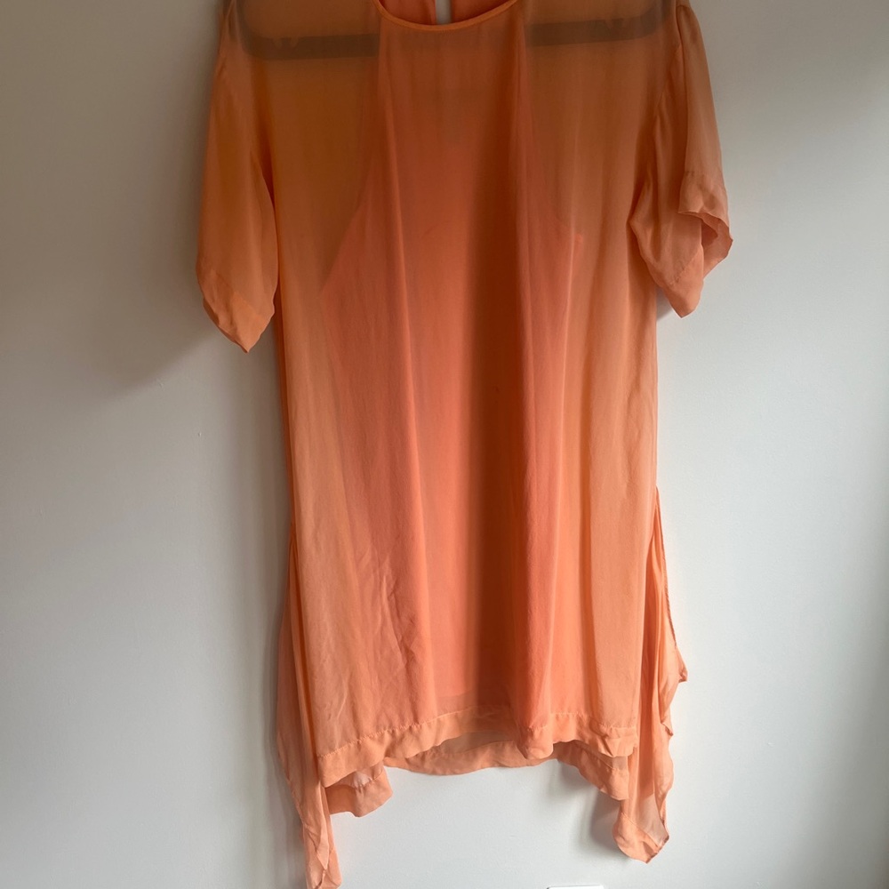 BCBG - Silk Coral Dress